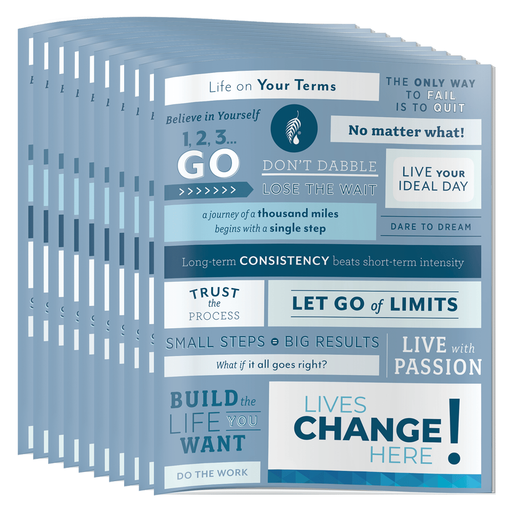 Lives Change Here Workbook – 10 Pack