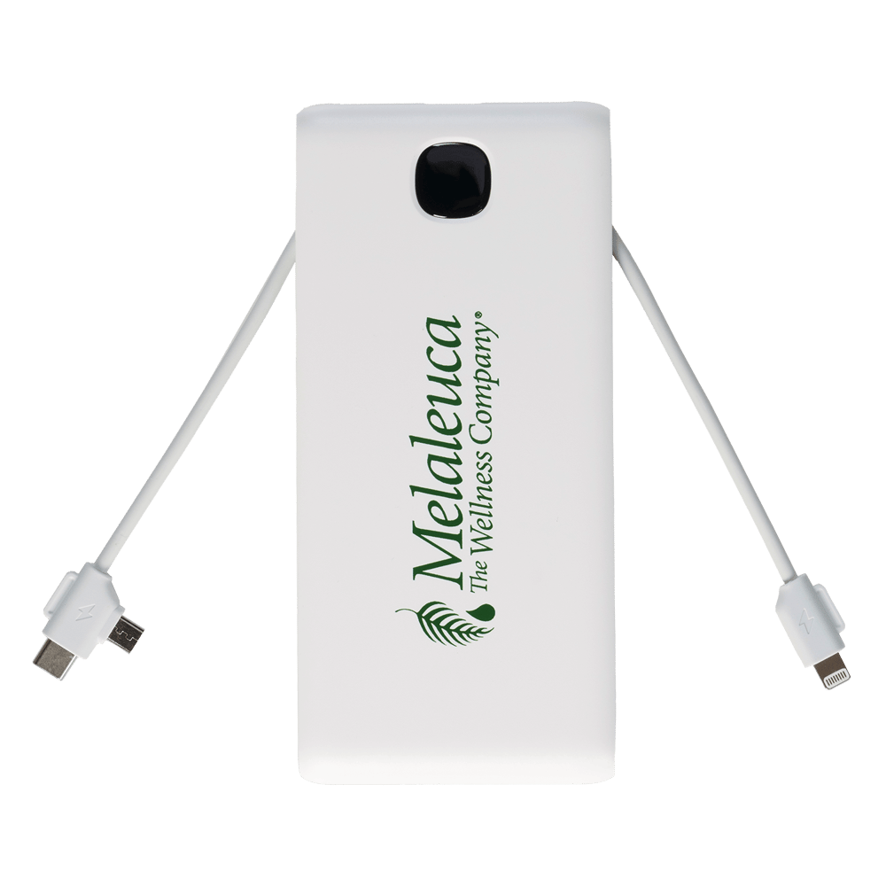 Power bank with Built-In Cables