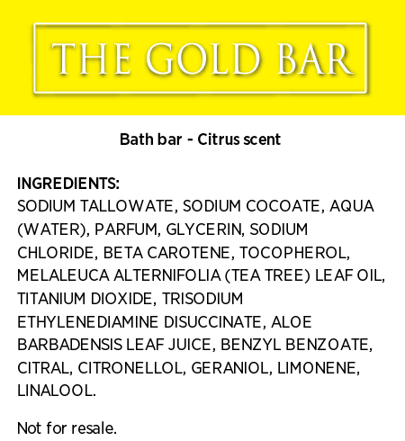 The Gold Bar® - Citrus scent