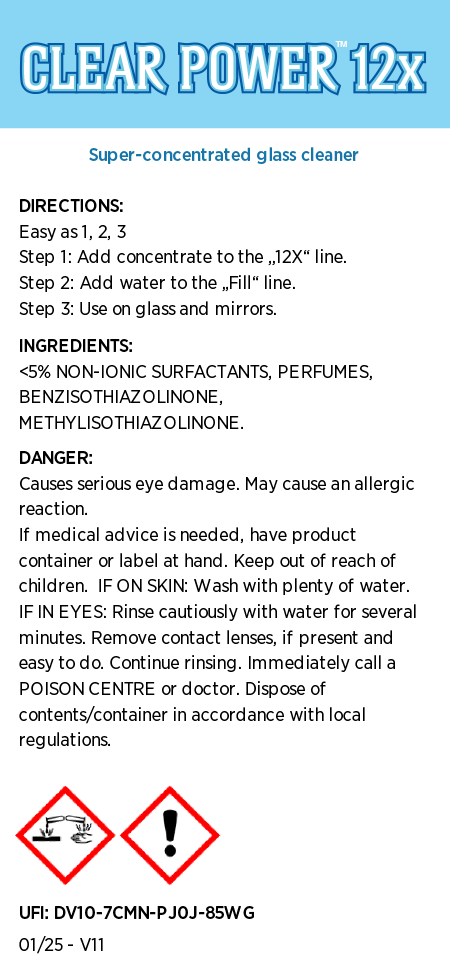 Clear Power™ Glass Cleaner