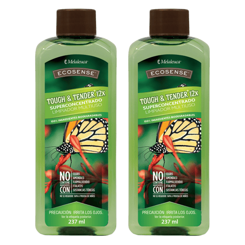 Dos botellas de Tough & Tender® 12x