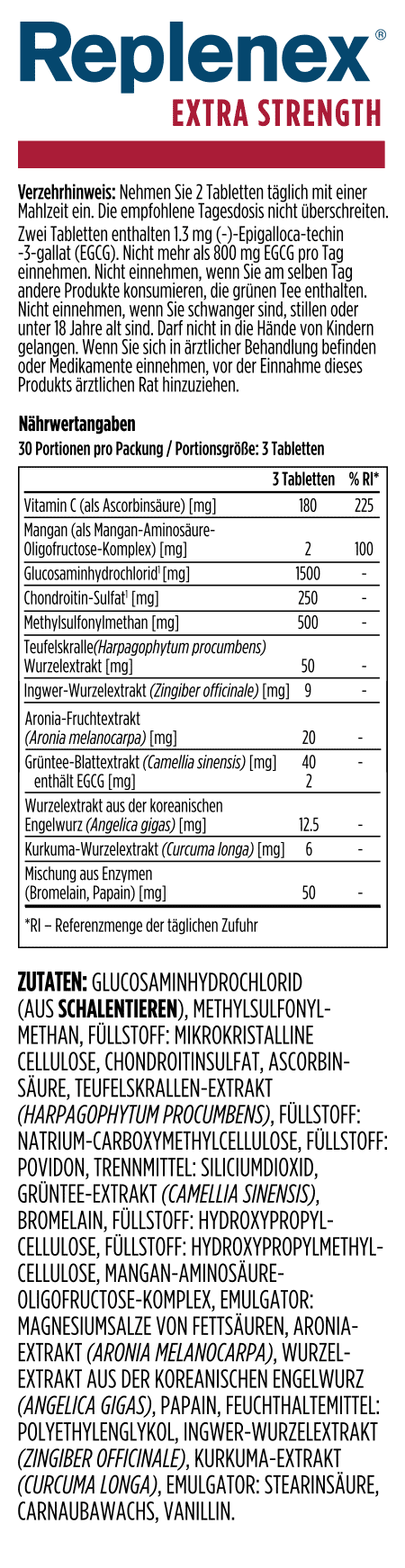 Replenex® Extra Strength