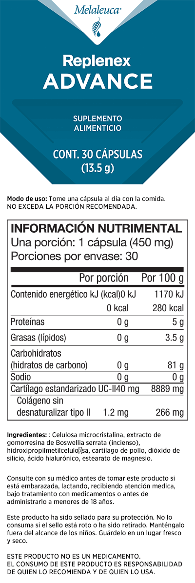 Replenex Advance para las articulaciones