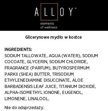 Alloy™ Zestaw produktów pielęgnacyjnych do ciała