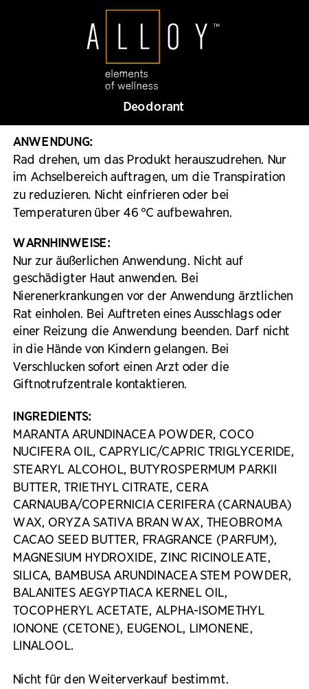Alloy™ Körperpflege-Paket