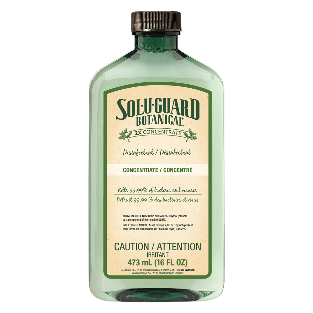 Sol-U-Guard Botanical® 2x Disinfectant (Mixing Spray Bottle not included)