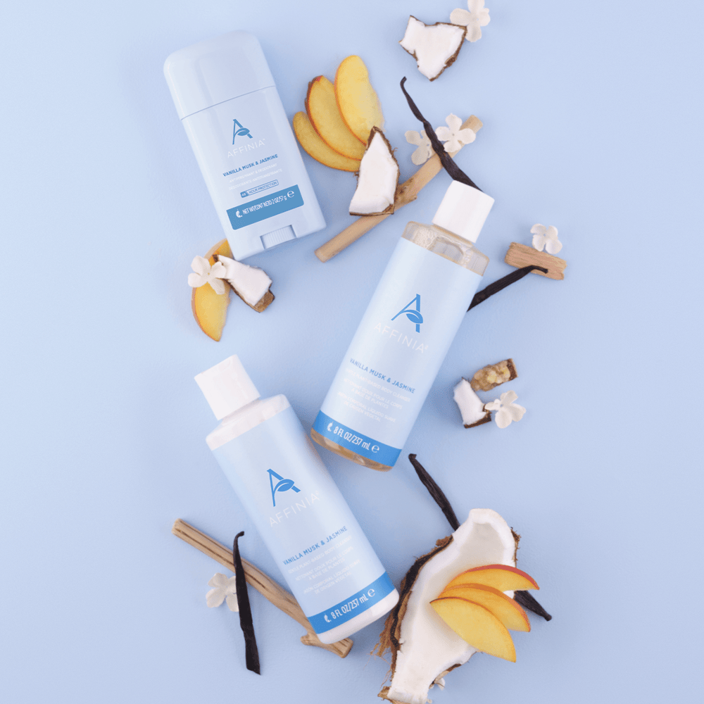 Affinia Vanilla Musk & Jasmine Gentle Plant Based Body Cleanser