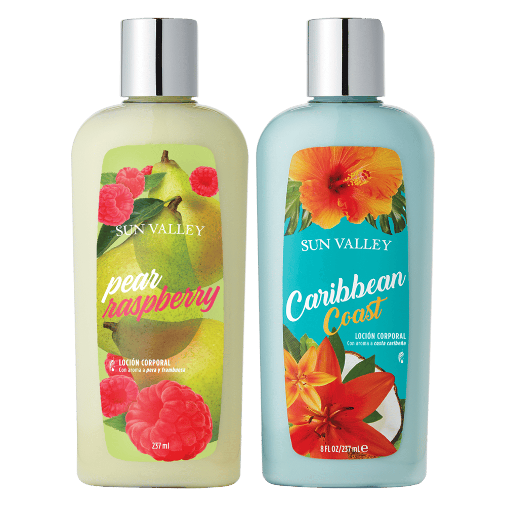 Dos lociones corporales Sun Valley