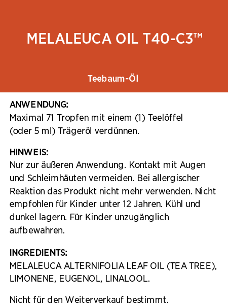 T40-C3™ Melaleuca Öl