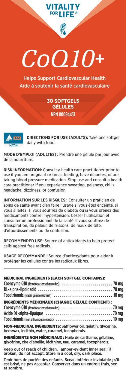 CoQ10+ Cellular Energy Support