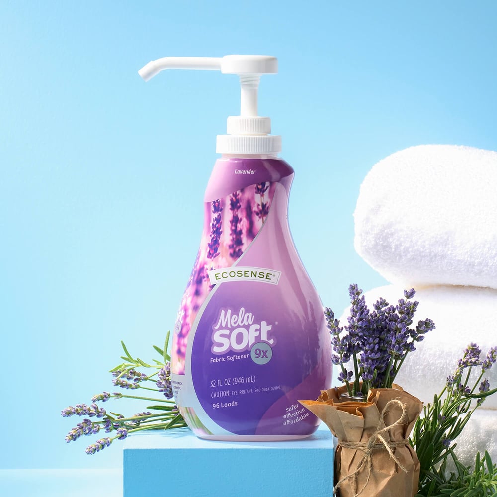 MelaSoft® 9x Liquid Fabric Softener: Garden Lavender 96 Loads
