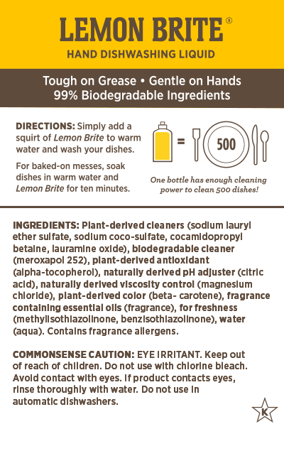 Lemon Brite® Hand Dishwashing Liquid
