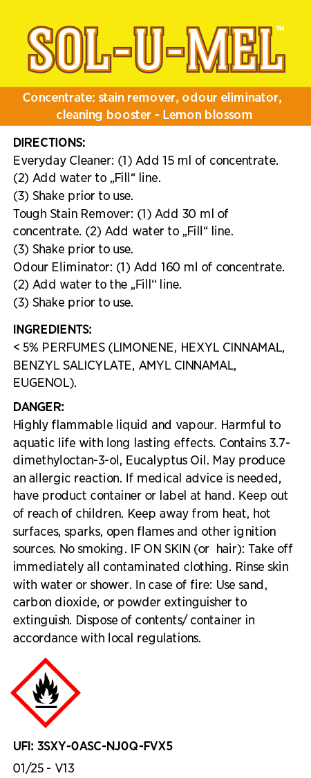 Sol-U-Mel™ Stain Remover - Lemon Blossom