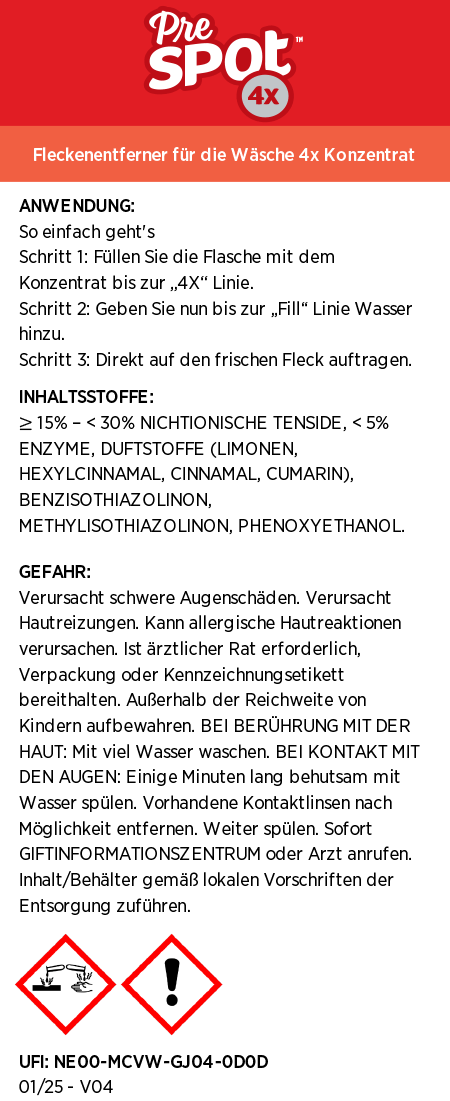 PreSpot™ Fleckenentferner