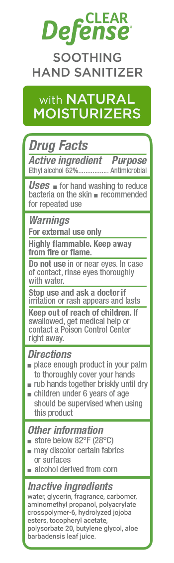 Clear Defense® Hand Sanitizer 2.4 fl. oz.