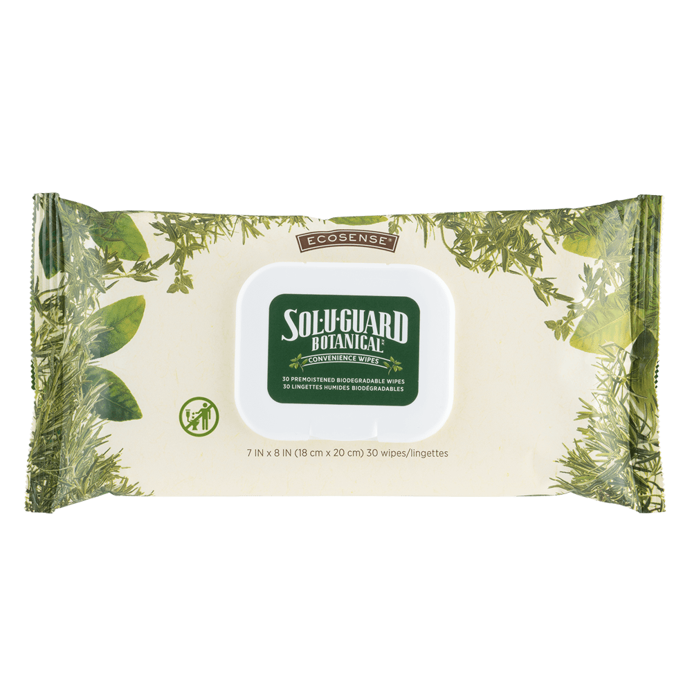 Sol-U-Guard Botanical Convenience Wipes