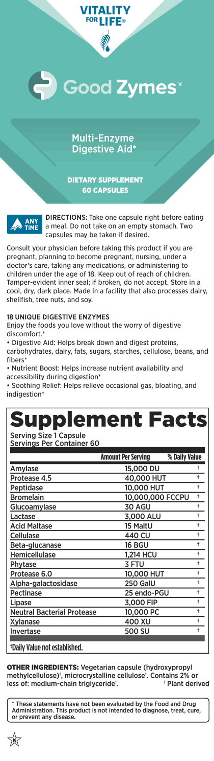 Good Zymes™ Digestive Enzymes 2-Pack