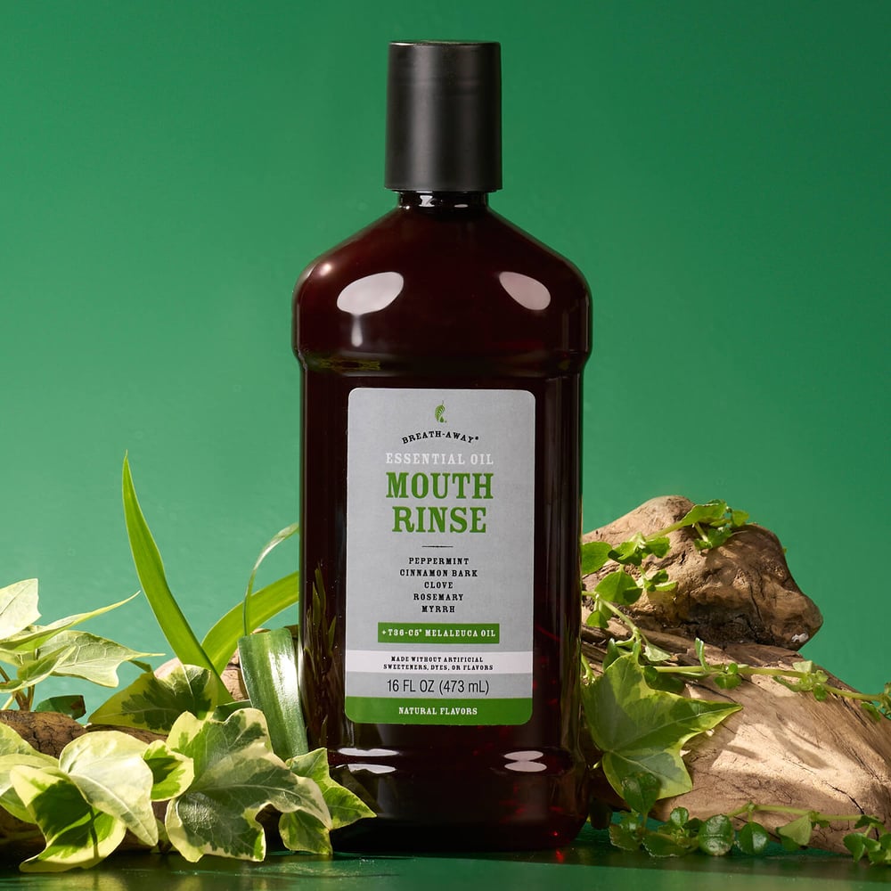 Breath-Away Essential Oil Mouth Rinse