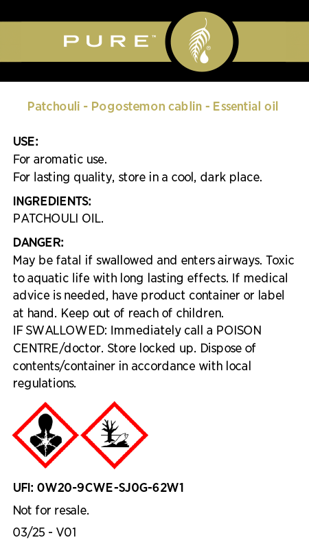 PURE™ Patchouli Essential Oil