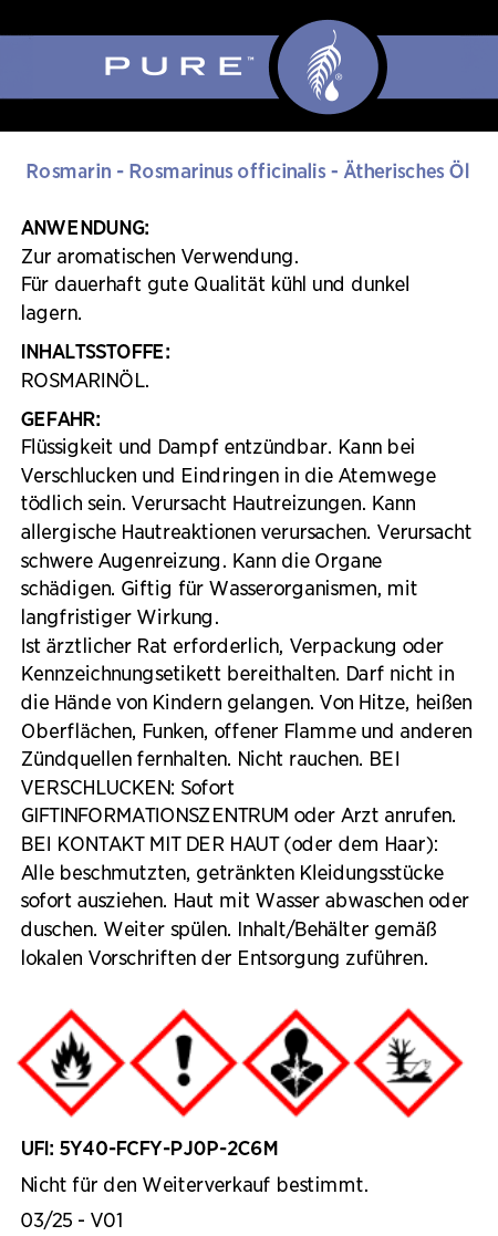 PURE™ Rosmarin - Ätherisches Öl