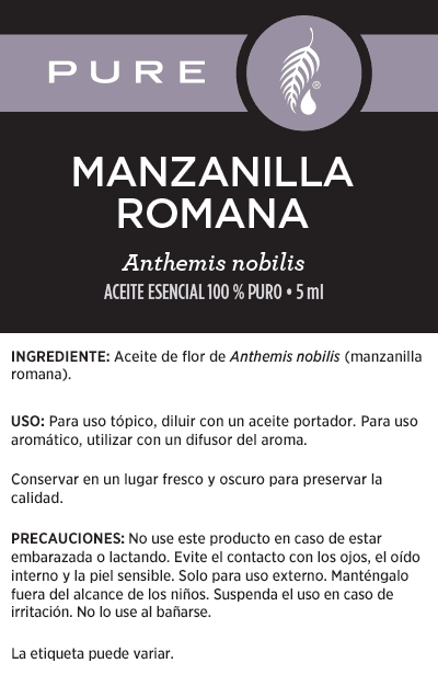 Aceite esencial de manzanilla romana Pure