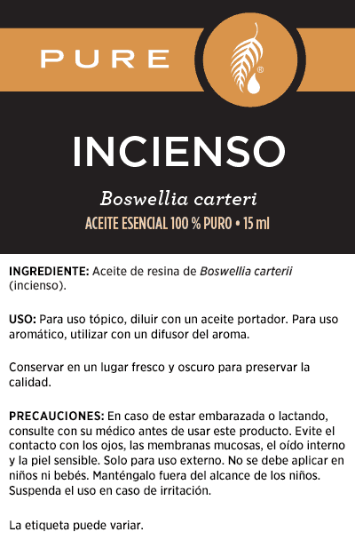 Aceite esencial de incienso Pure