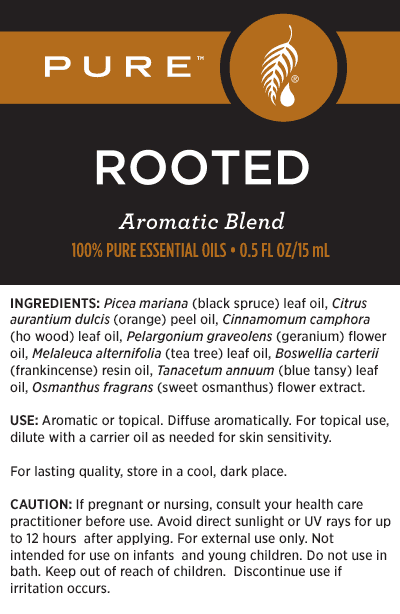Pure™ Rooted Grounding Essential Oil Blend