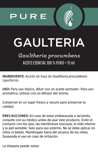 Aceite esencial de gaulteria Pure