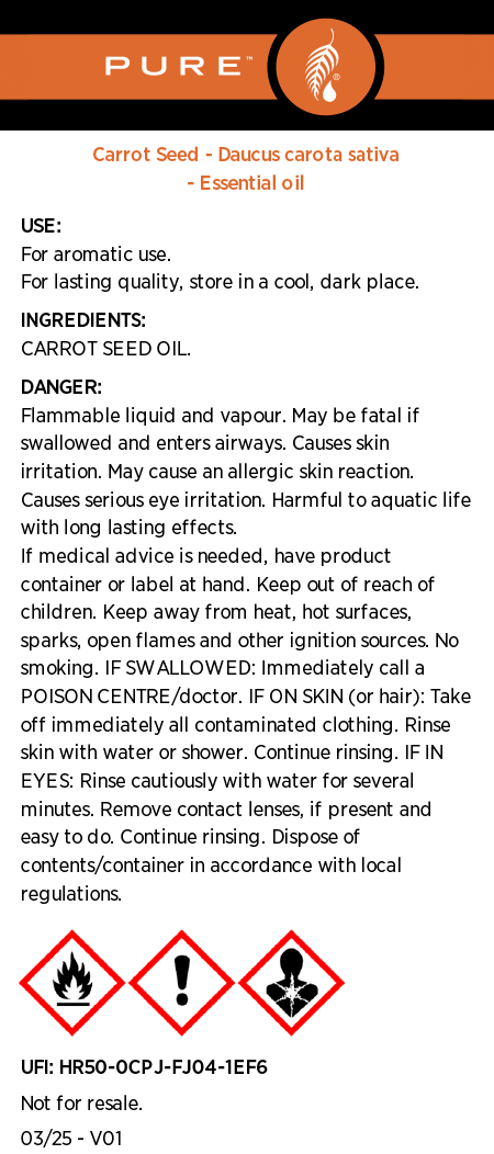 PURE™ Carrot Seed Essential Oil