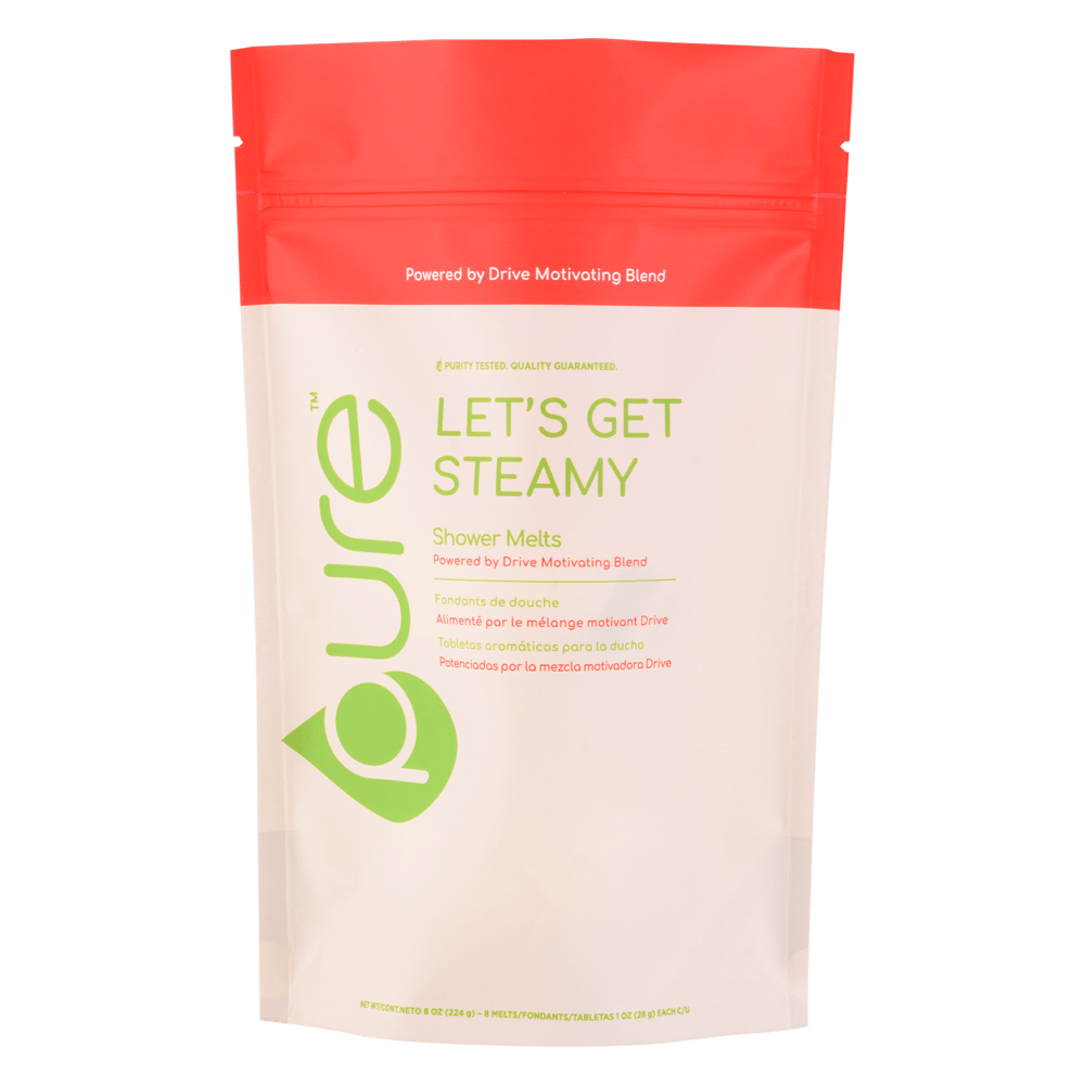 Let’s Get Steamy Shower Melts—Powered by Drive Motivating Blend