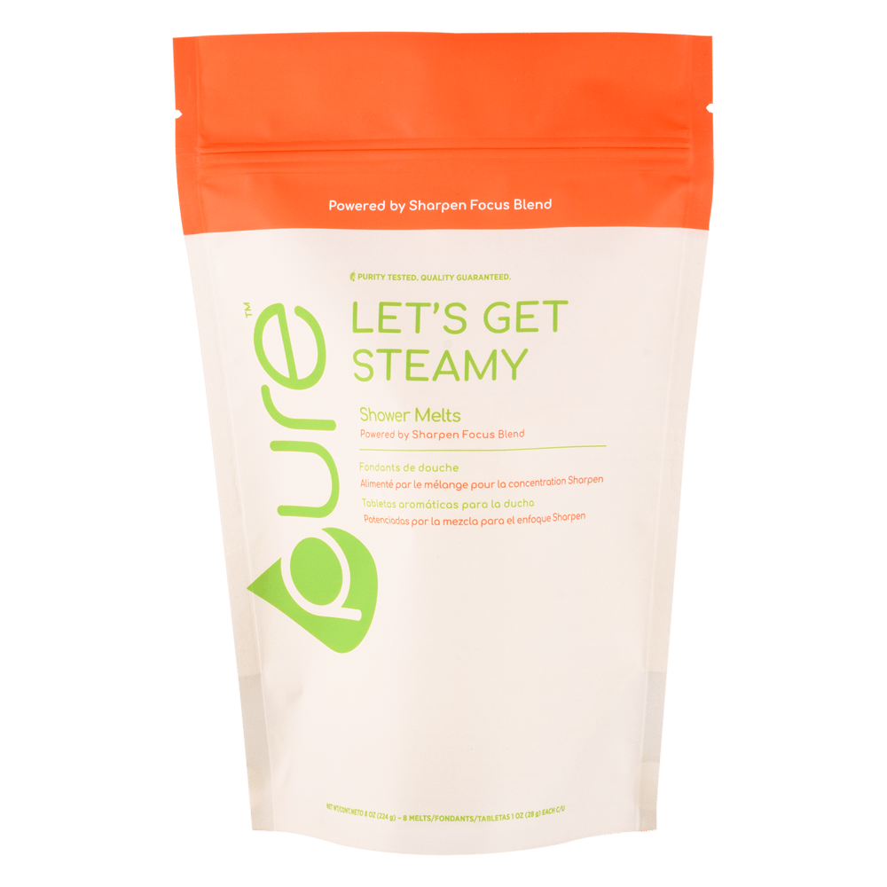 Let’s Get Steamy Shower Melts—Powered by Sharpen Focus Blend