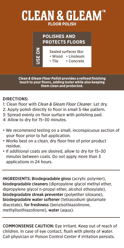 Clean & Gleam™ Floor Polish