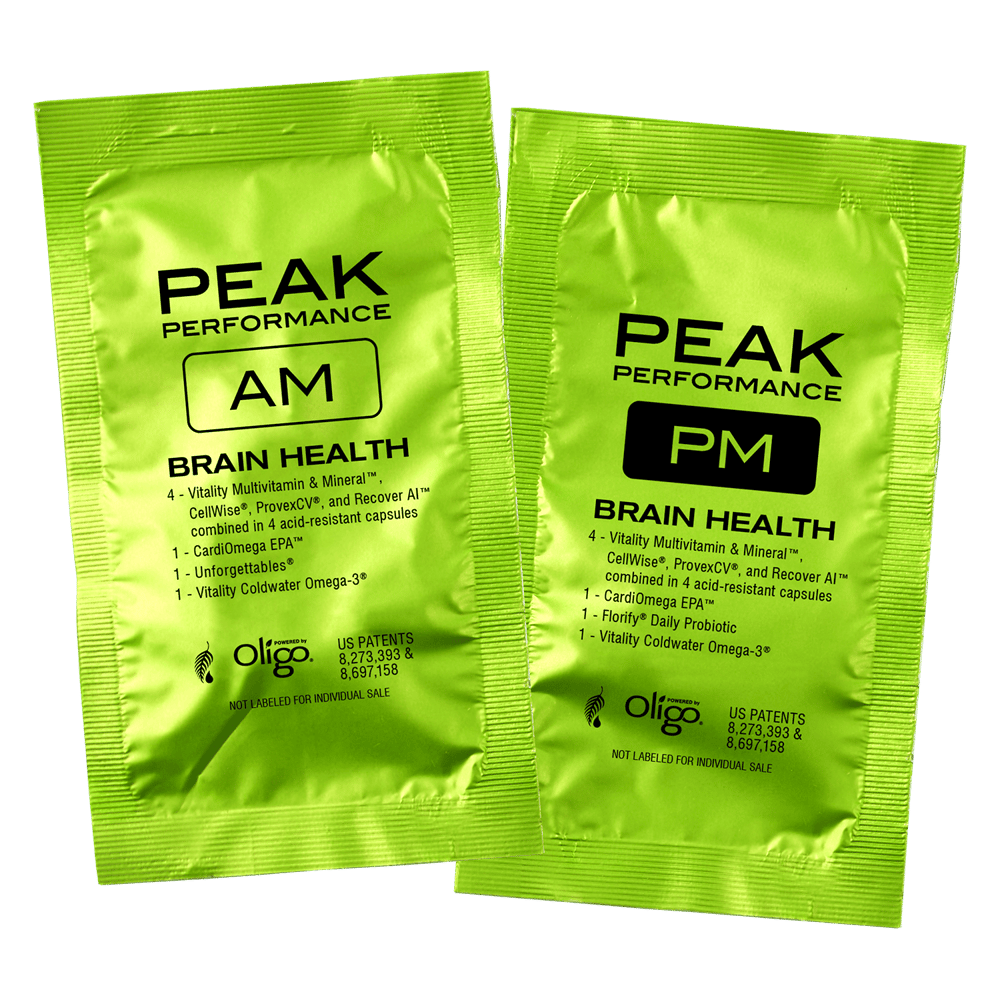 Peak Performance Brain Health Pack: Longevity 50+