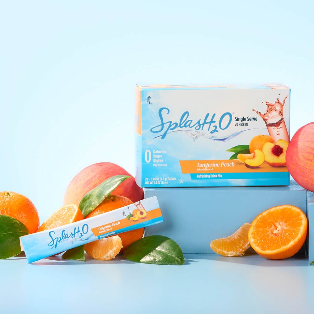 Splash2o Raspberry SplasH2O® Single Serve: Tangerine Peach