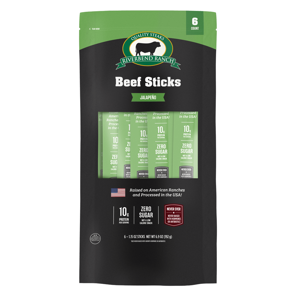 Riverbend Ranch Beef Sticks: Spicy Jalapeno