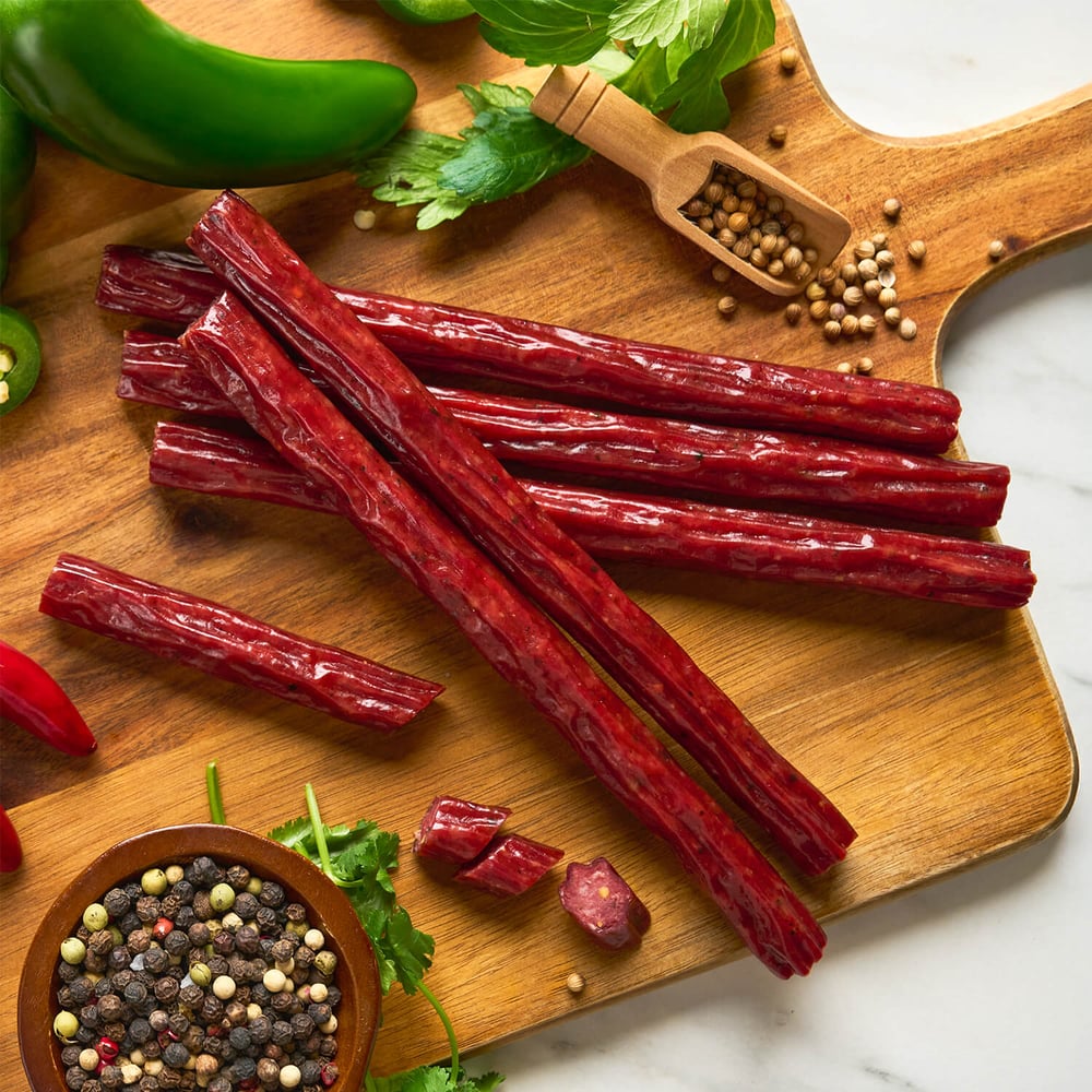 Riverbend Ranch Beef Sticks: Spicy Jalapeno