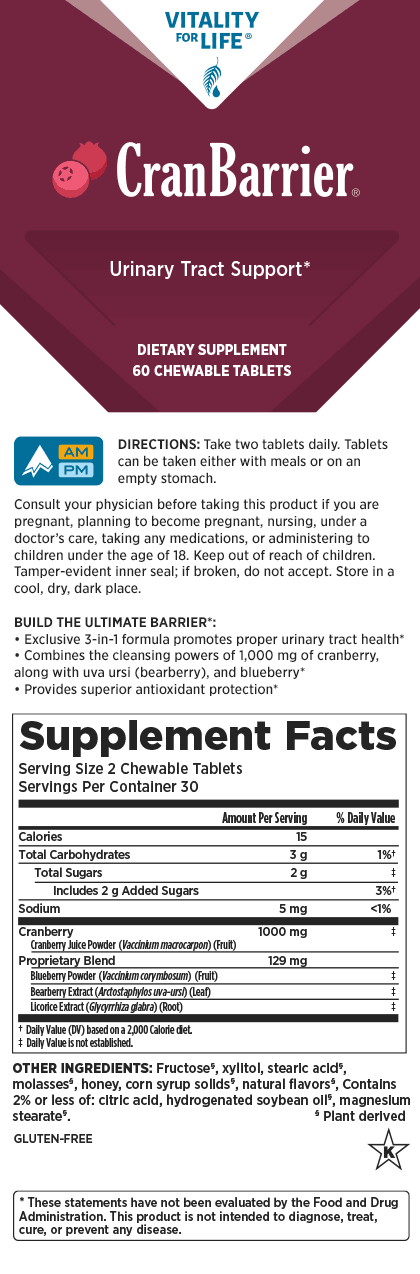 CranBarrier® Urinary Tract Support