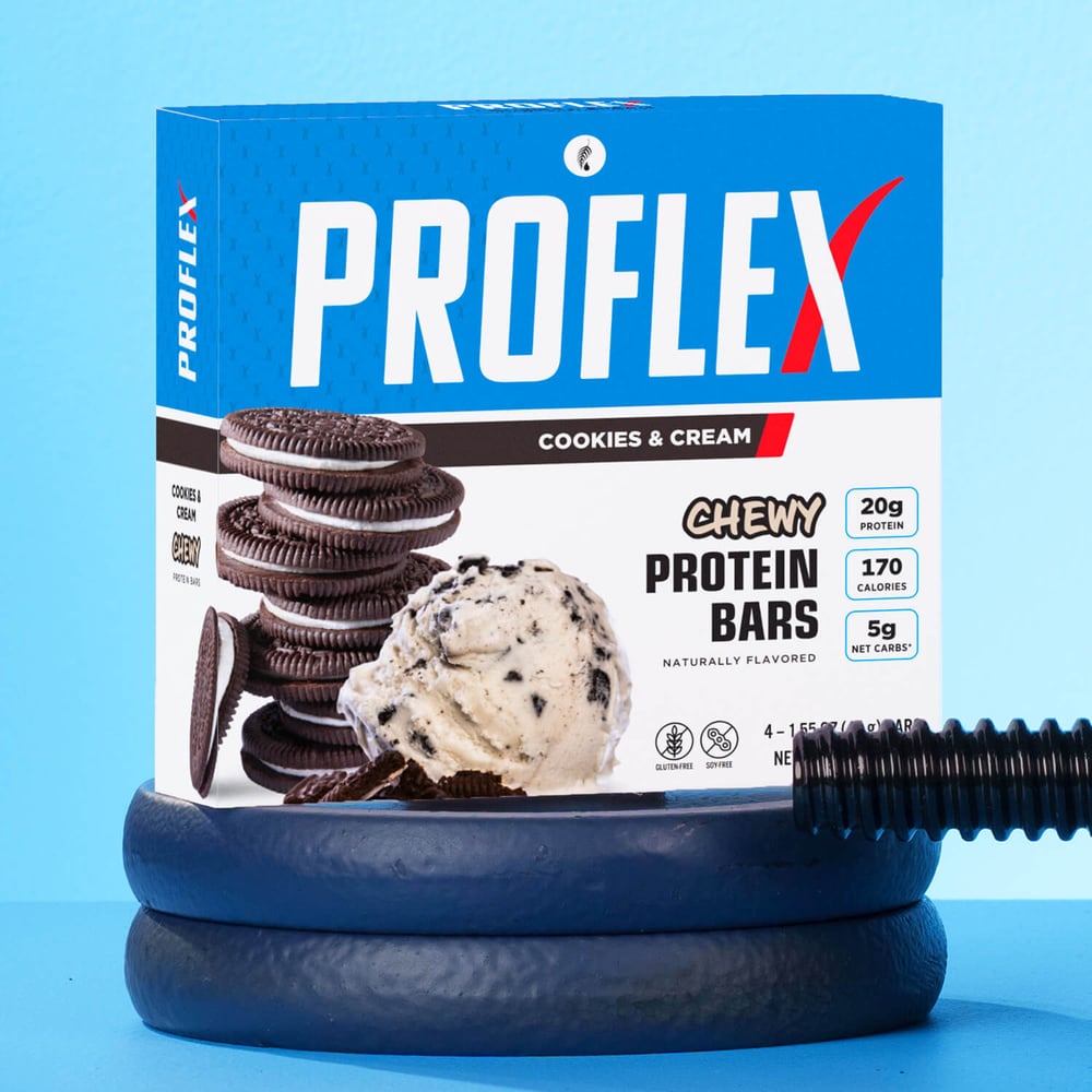 Proflex Chewy Protein Bar: Cookies and Cream
