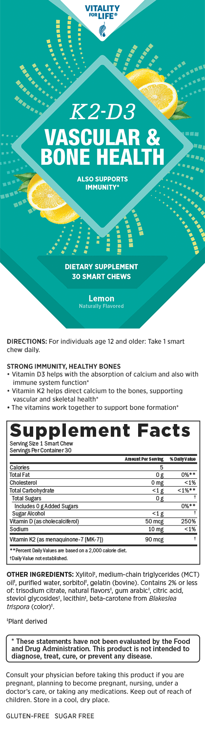 K2-D3 Optimal Calcium Delivery Smart Chew