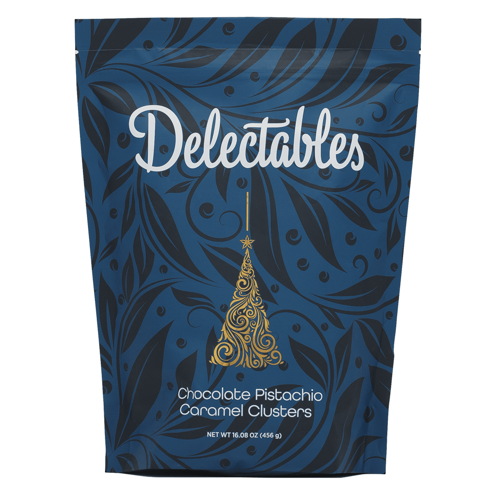 Holiday Delectables® Dark Chocolate Pistachio Caramel Clusters