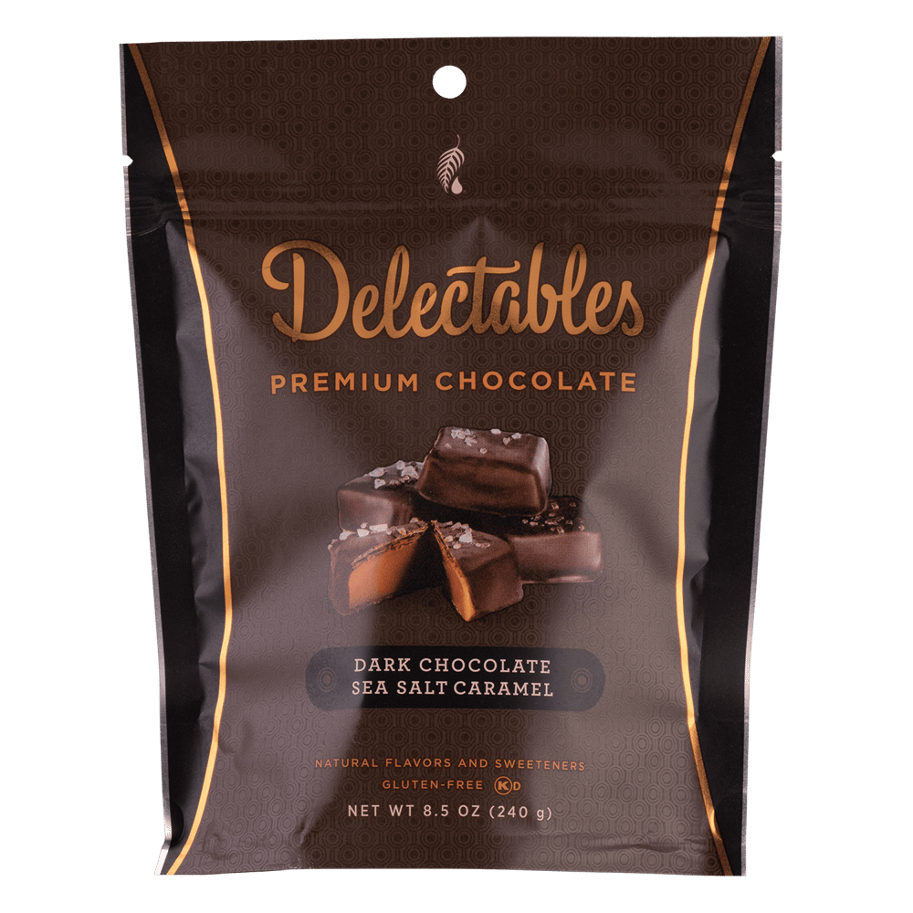 Delectables Dark Chocolate Salted Caramels