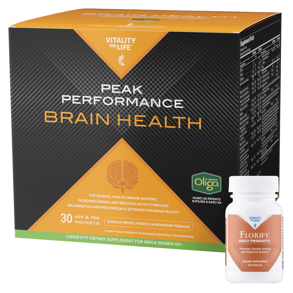 Peak Performance Brain Health Pack: Longevity 50+