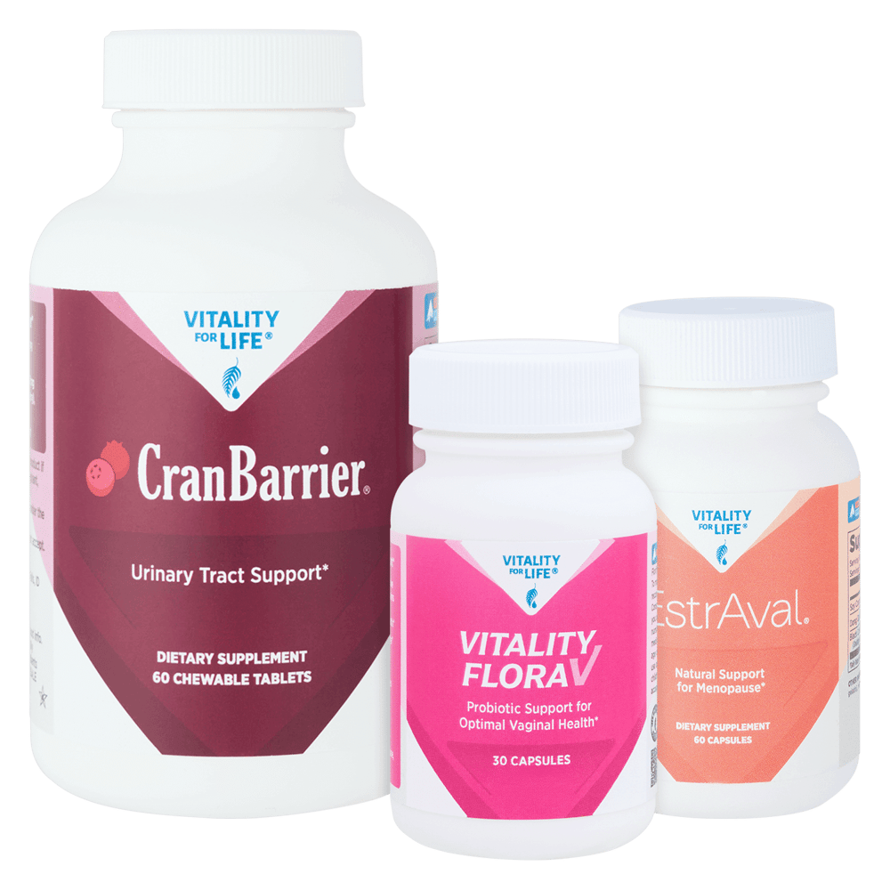 Vitality FloraV, EstrAval, & Cranbarrier Bundle