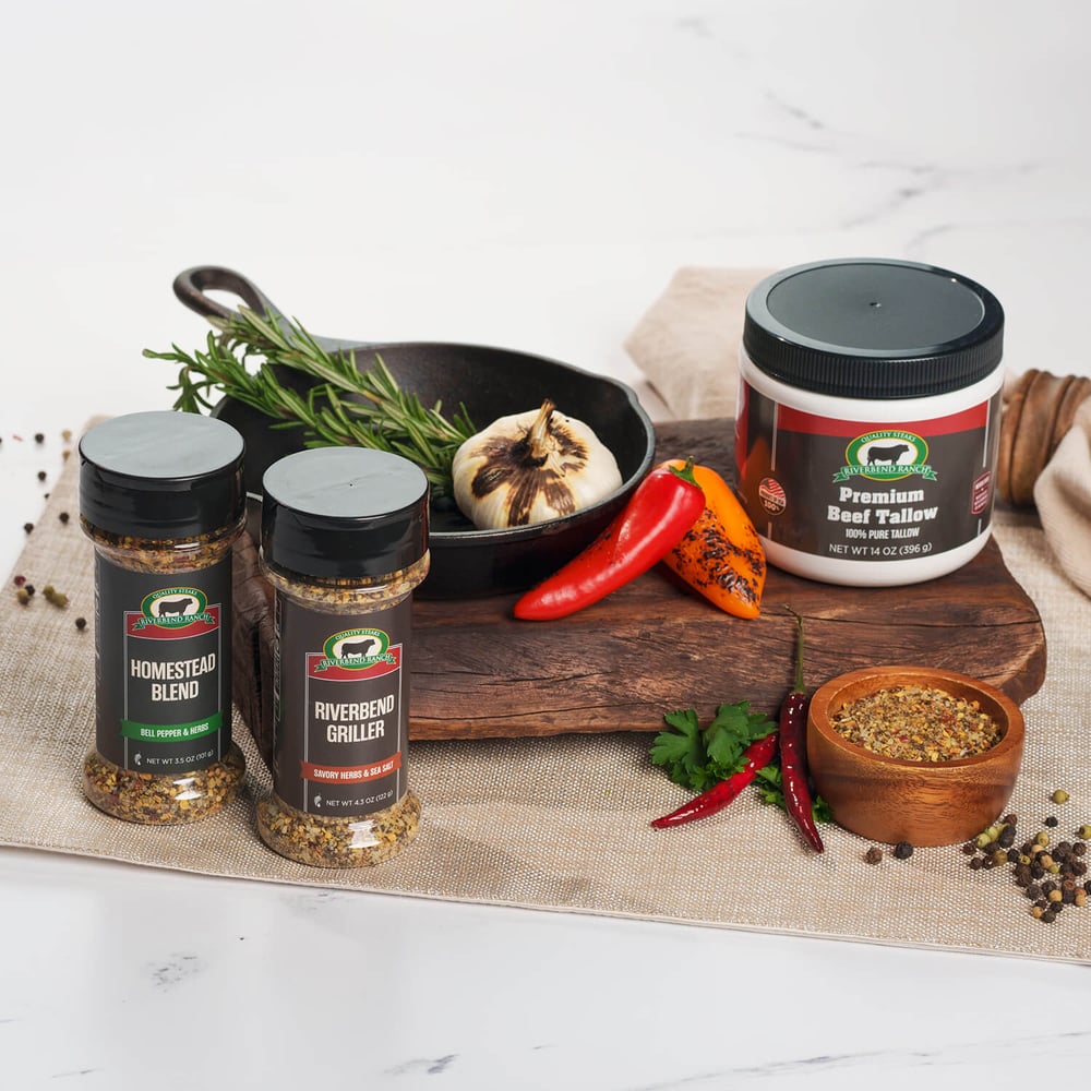 Riverbend Ranch Beef Tallow and Spices Bundle