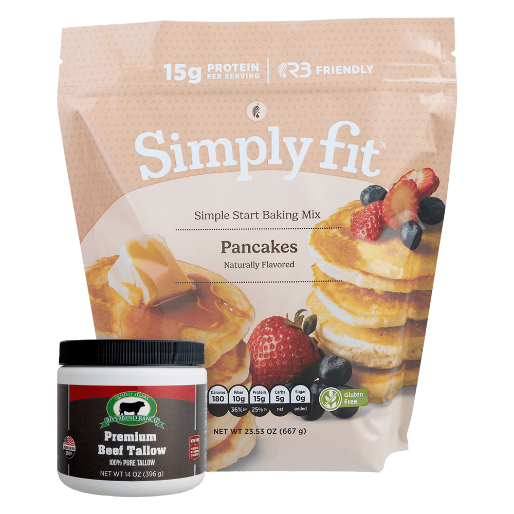 Riverbend Ranch Beef Tallow and Simply Fit Baking Mix Bundle