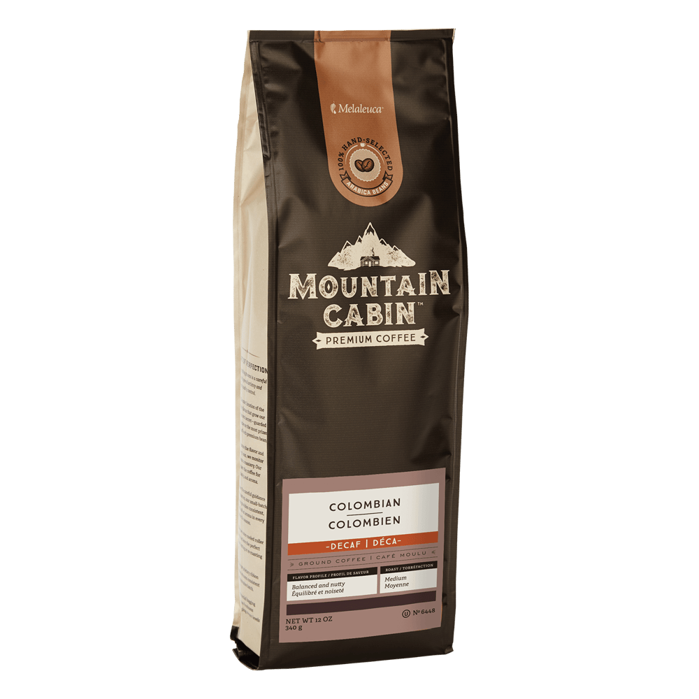 Mountain Cabin™ 100% Colombian Decaf Ground Coffee