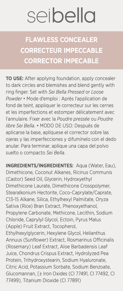 Sei Bella Flawless Concealer: 550 W