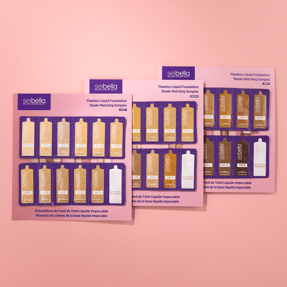 Sei Bella® Flawless Liquid Foundation Shade-Matching Sample 3-Pack