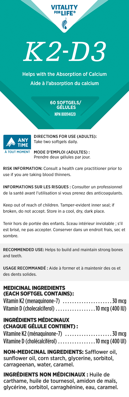 K2-D3 Optimal Calcium Delivery