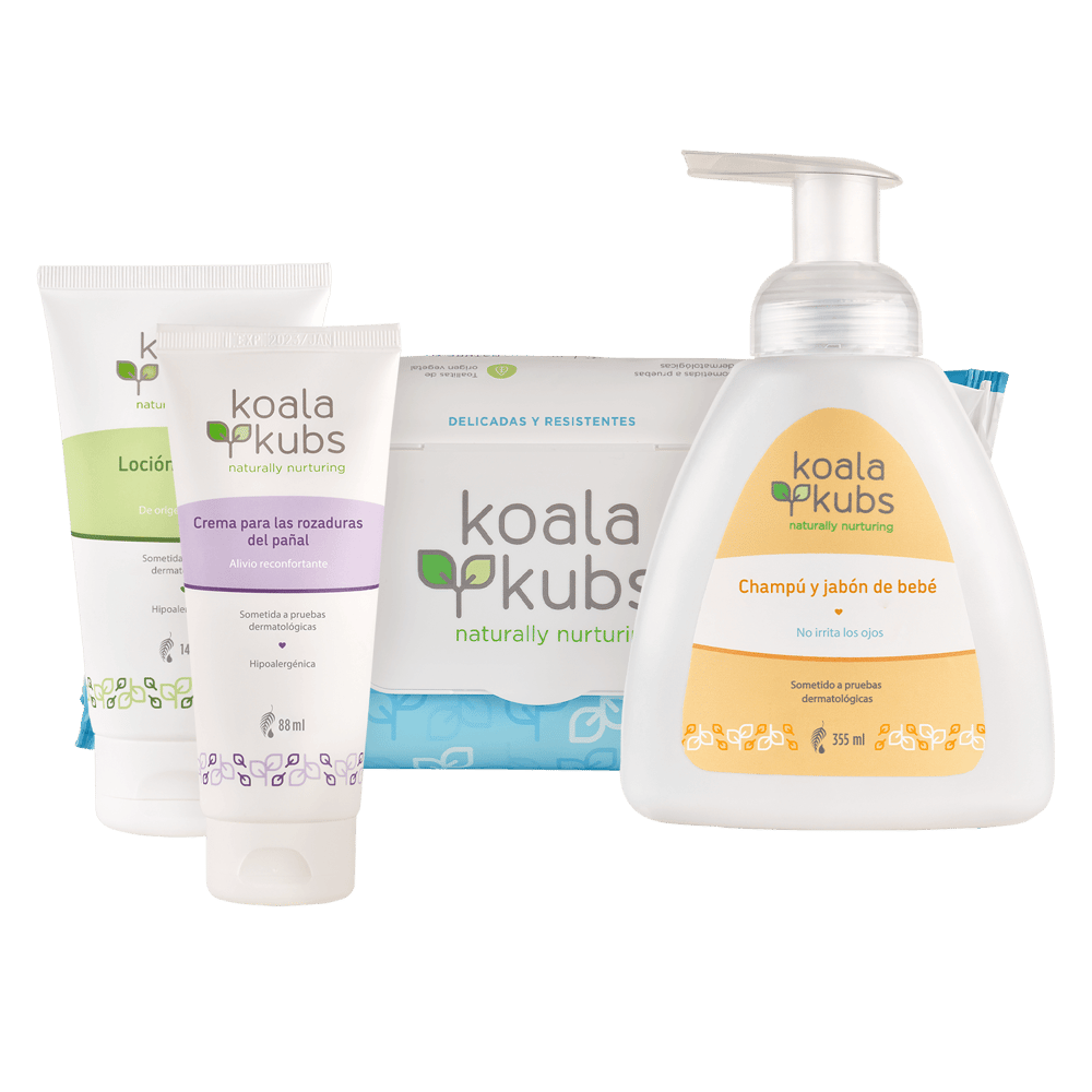 Cuatro productos para el cuidado del bebé Koala Kubs